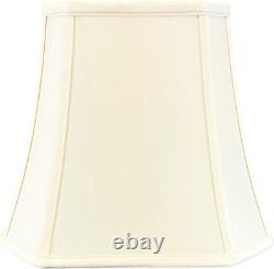 BSO-705-10EG Square Cut Corner Bell Lamp Shade, BSO-705, Eggshell, 10 Inch