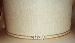 Basketweave Textured Drum Vintage Lamps Lamp Shades 16x13 inch Set of 2