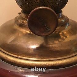 Beautiful SuccessPittsburgh PLB & G Co GWTW antique oil lamp colorful floral