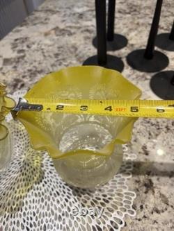 Beautiful Vintage Gas/Oil Lamp Shades