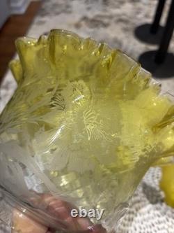 Beautiful Vintage Gas/Oil Lamp Shades