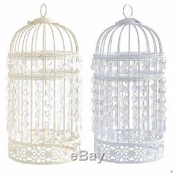 Bird Cage Light Shade Ceiling Pendant Vintage Shabby Chic Easy Fit Acrylic