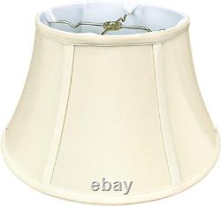 Chic Eggshell Drum Bell Lamp Shade 13x19x11.26 Inches for Stylish Decor
