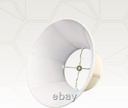 Chic Eggshell Drum Bell Lamp Shade 13x19x11.26 Inches for Stylish Decor
