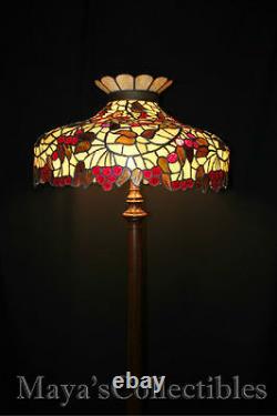 Chicago Mosaic Leaded Stained Glass Lamp Shade Cherry Tree Tiffany Style 25