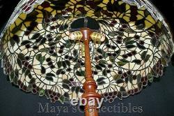 Chicago Mosaic Leaded Stained Glass Lamp Shade Cherry Tree Tiffany Style 25