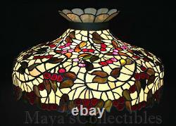 Chicago Mosaic Leaded Stained Glass Lamp Shade Cherry Tree Tiffany Style 25