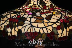 Chicago Mosaic Leaded Stained Glass Lamp Shade Cherry Tree Tiffany Style 25