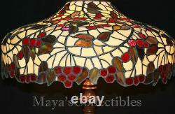 Chicago Mosaic Leaded Stained Glass Lamp Shade Cherry Tree Tiffany Style 25