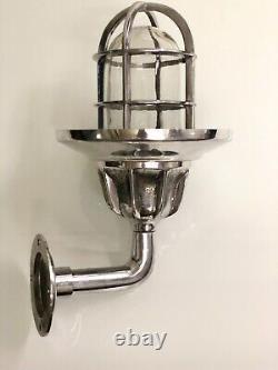 Collectible Lamp Shade Aluminum Marine Antique Exterior Wall Sconce Lamp Fixture