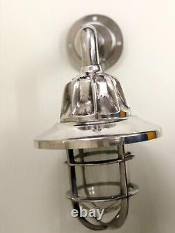 Collectible Lamp Shade Aluminum Marine Antique Exterior Wall Sconce Lamp Fixture