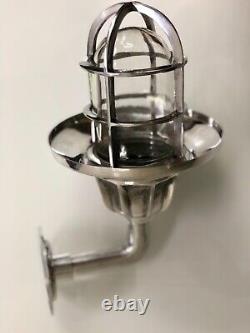 Collectible Lamp Shade Aluminum Marine Antique Exterior Wall Sconce Lamp Fixture