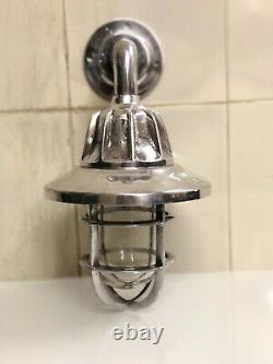 Collectible Lamp Shade Aluminum Marine Antique Exterior Wall Sconce Lamp Fixture