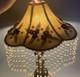 Decorative Lampshade Victorian Style Embroidered Floral Vintage Handmade