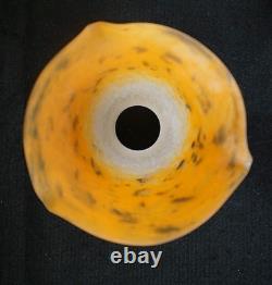 Degue France 2.25 Fitter Art Deco Pendant Blown Glass Light Shades Set Of 3