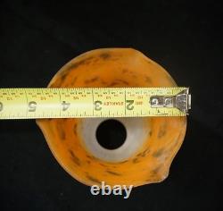 Degue France 2.25 Fitter Art Deco Pendant Blown Glass Light Shades Set Of 3