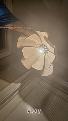 Dimmable Vintage Wicker Rattan Lampshade