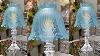 Diy Coloring Glass Lamp Shade With Diy Crystal Rhinestone Glass Holder