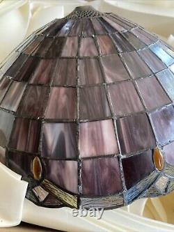 Elan Style Stained Glass Lamp Shade 16 Inch Diameter