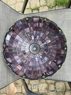 Elan Style Stained Glass Lamp Shade 16 Inch Diameter