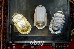 Elega Vintage Art-Deco Brass Wall Sconce Vint-In-Haus