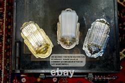 Elega Vintage Art-Deco Brass Wall Sconce Vint-In-Haus