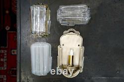 Elega Vintage Art-Deco Brass Wall Sconce Vint-In-Haus