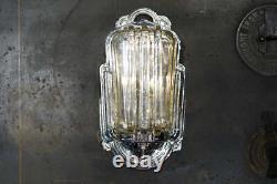 Elega Vintage Art-Deco Brass Wall Sconce Vint-In-Haus