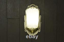 Elega Vintage Art-Deco Brass Wall Sconce Vint-In-Haus
