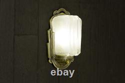 Elega Vintage Art-Deco Brass Wall Sconce Vint-In-Haus