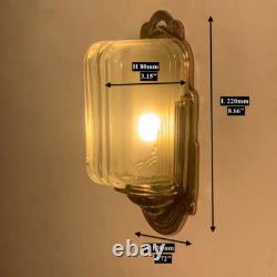 Elega Vintage Art-Deco Brass Wall Sconce Vint-In-Haus