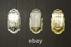 Elega Vintage Art-Deco Brass Wall Sconce Vint-In-Haus