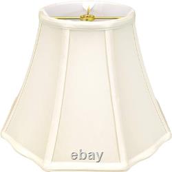 Elegant Eggshell Scalloped Flare Bottom Lamp Shade 6.5x12x9.25 Inches