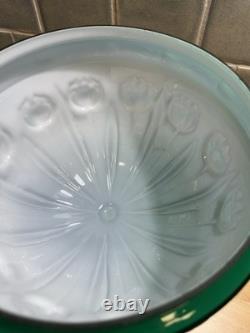 Emerald Green Vintage Lampshade 10 Opening 12 Wide 7 Tall