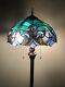 Enjoy Tiffany Floor Lamp 16 Inch Stained Glass Lamp Shade H64 Inch Etf0161