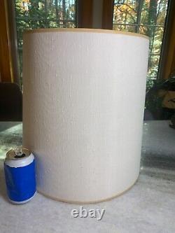 Extra Large BIG Huge Drum Lamp Light Shade Vintage Mid Century Modern MCM