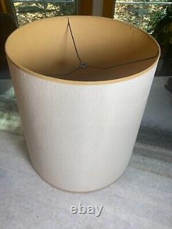 Extra Large BIG Huge Drum Lamp Light Shade Vintage Mid Century Modern MCM