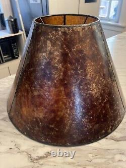 Extra Large Vintage Mica Lamp Shade