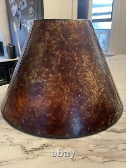 Extra Large Vintage Mica Lamp Shade