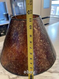 Extra Large Vintage Mica Lamp Shade