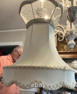 Fabulous Victorian Lamp Shade, Pristine Antique Condition