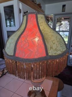 Fabulous Victorian Style Lamp Shade, With fringes & Beads, Handmade