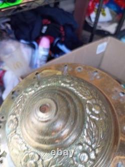 Fenton Cranberry Pink Opalescent Hobnail Glass Lamp Shade