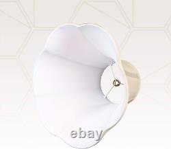 Flare Bottom outside Corner Scallop Bell Lamp Shade, BS-703-10BG-2, Beige, 5 X 1