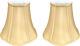 Flare Bottom Outside Corner Scallop Bell Shade, Bs-703-12agl-2, Antique Gold, 6