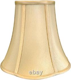 Flare Bottom outside Corner Scallop Bell Shade, BS-703-12AGL-2, Antique Gold, 6