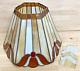 Glass Lamp Shade Vintage Slag Stained Light Large 17 W 13 H Midwest Art