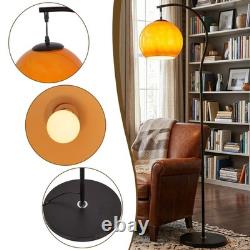 Glass Sphere Sunset Lampshade, 1260in Curved Independent Living Room Floor Lamp