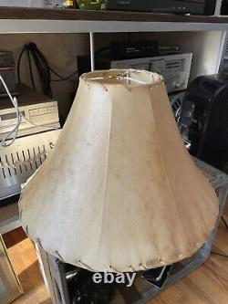 Gorgeous Vintage Large Rawhide Lamp Shade (18 bell) Leonard R. Foss Rustic S. W