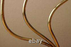 HYPER RARE! MID CENTURY MODERN LAUREL LAMP! BRASS 3 COLOR SHADES 50s 60s VTG MOD